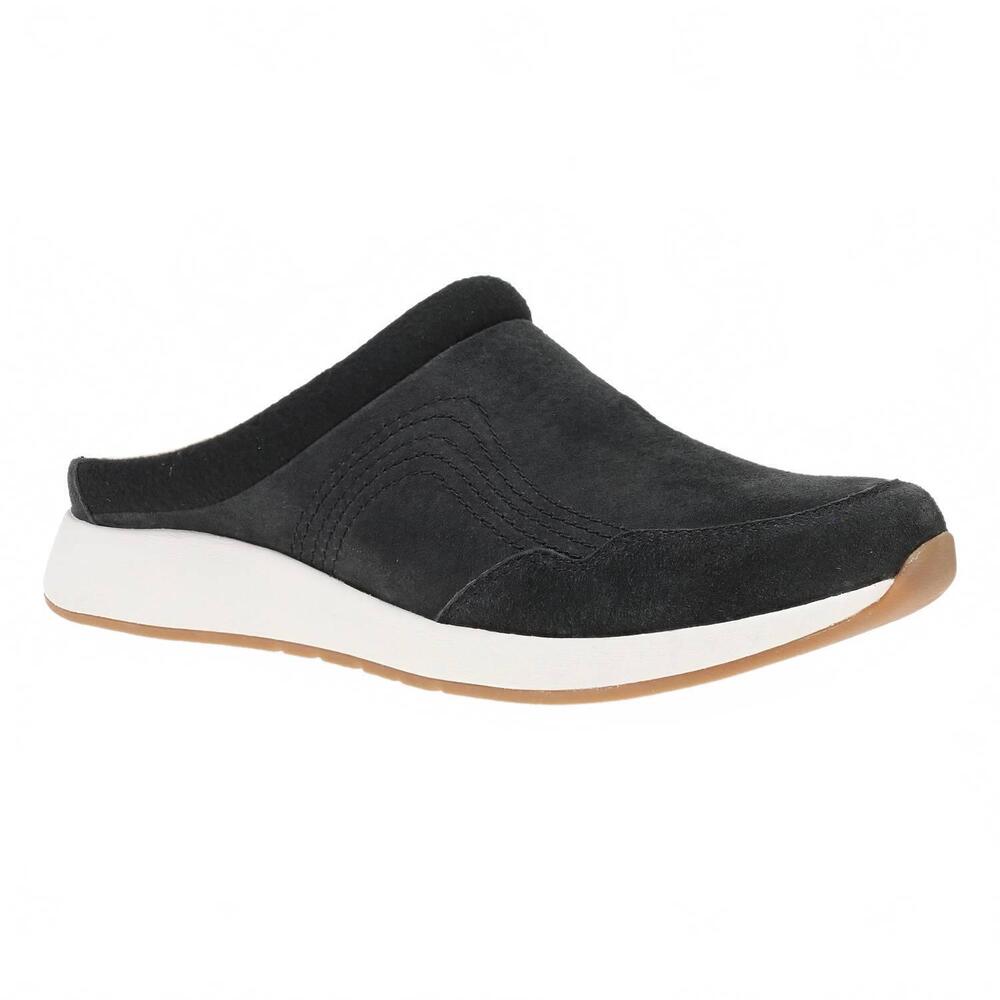 NEW DANSKO women's claudia slip on clog in black suede